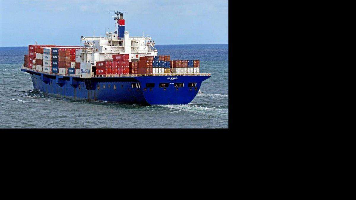 El carguero “El Faro”,despareció en el Atlántico.