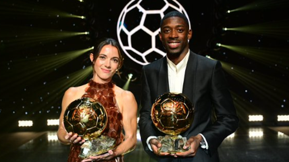El francés Ousmane Dembélé y la española Aitana Bonmatí se alzaron con el Balón de Oro 2025, en la ceremonia efectuada el lunes en el Teatro del Châtelet en París.