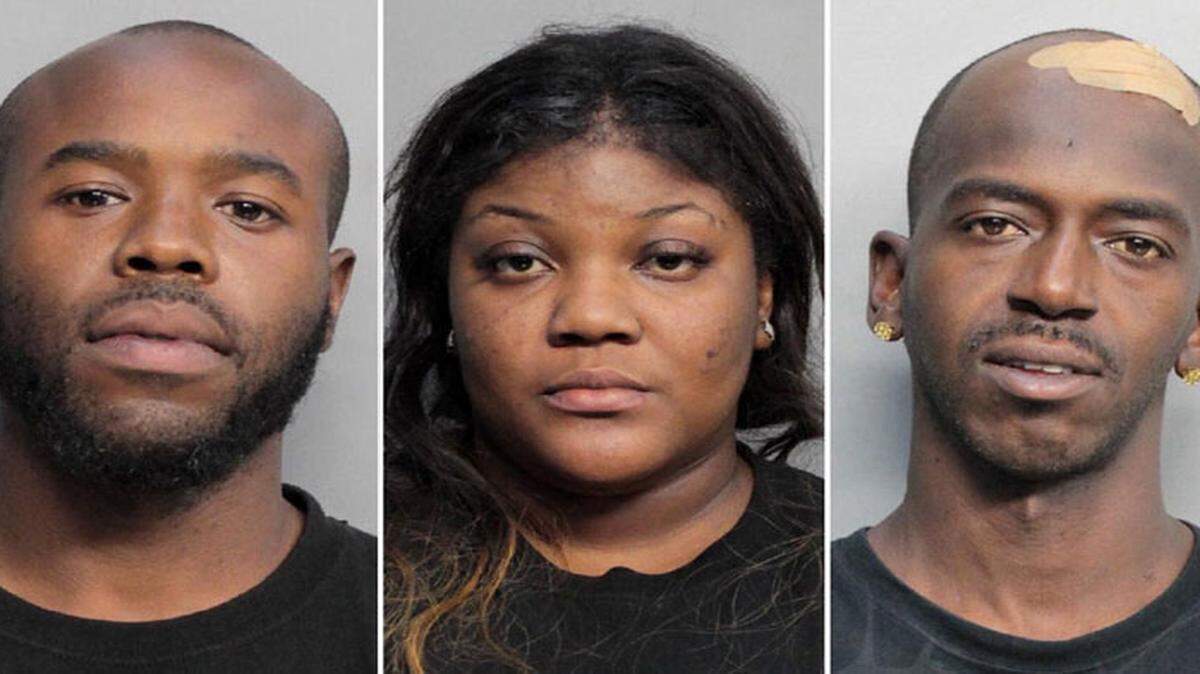 Robert Ben Jenkins, Porscha Jeanette Moore y Andre Maurice Taylor.