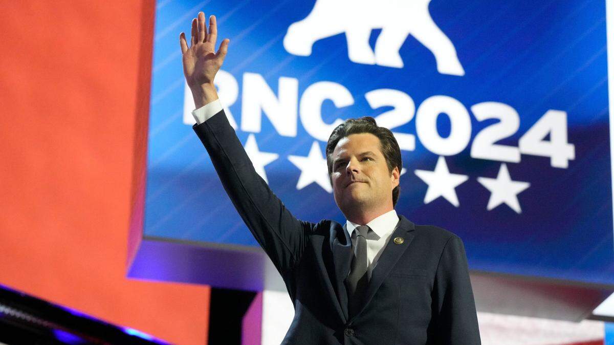 Matt Gaetz se retira como fiscal general elegido por Trump en medio de acusaciones de conducta sexual inapropiada.