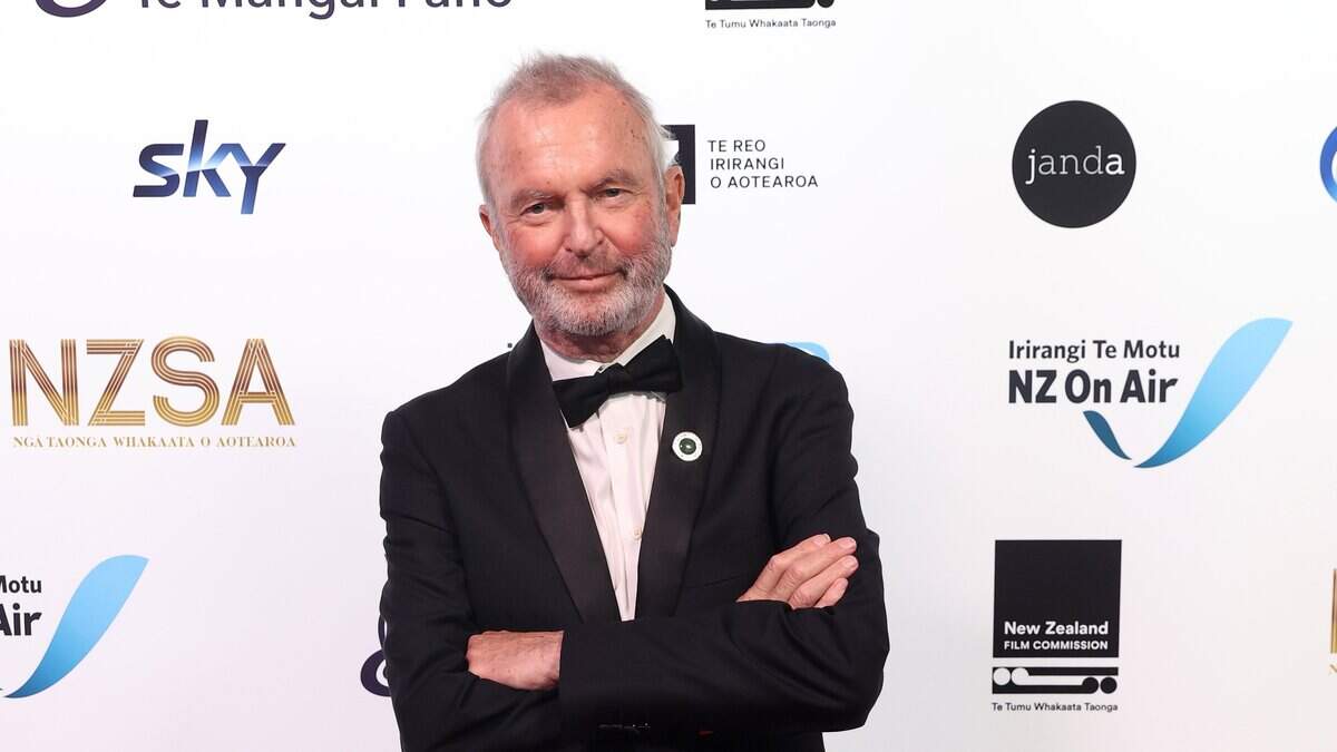 AUCKLAND, NEW ZEALAND - NOVEMBER 21: Sir Sam Neil attends the 2025 New Zealand Screen Awards at Viaduct Events Centre? on November 21, 2025 in Auckland, New Zealand. (Photo by Fiona Goodall/Getty Images)