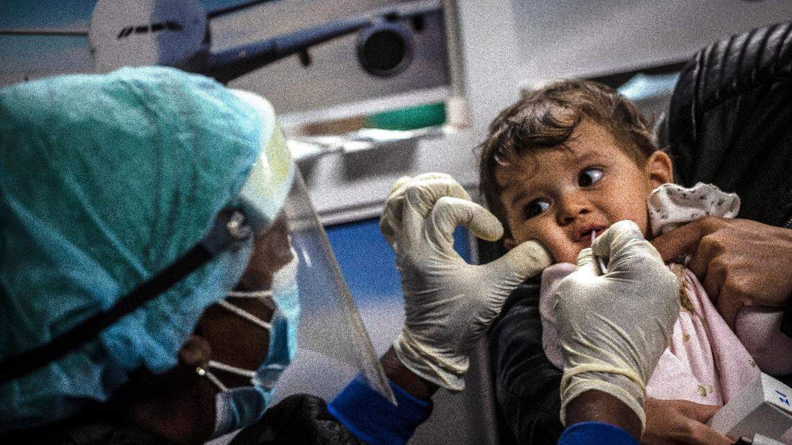 Children aged 3 and younger may be more likely to spread the coronavirus to their siblings and caregivers in their home than older children, according to a new study. 