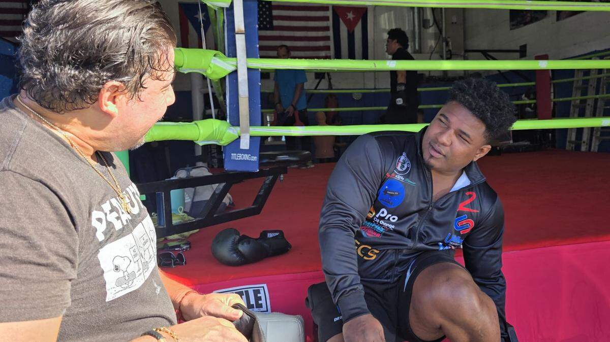 Leonardo Perdomo encuentra paz en en el gimnasio por muy duros que sean los entrenamientos.
