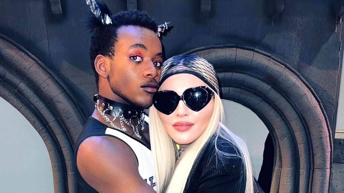 Madona y David Banda.