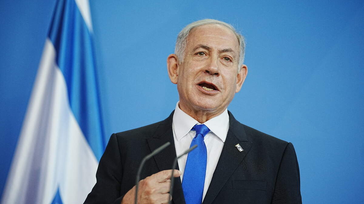 16 March 2023, Berlin: Benjamin Netanyahu, Prime Minister of Israel, gives a press conference at the German Chancellor’s Office. (Archive image) Photo: Kay Nietfeld/dpa (Photo by KAY NIETFELD / DPA / dpa Picture-Alliance via AFP)