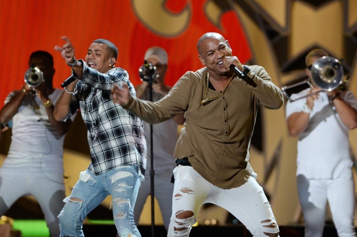 Gente de Zona perform at the iHeartRadio Fiesta Latina in Miami in November of 2017.