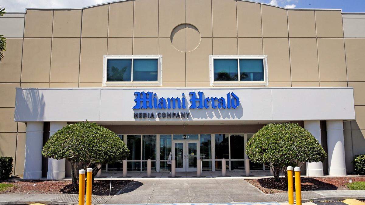 Antiguo edificio del Miami Herald y el Nuevo Herald en Doral.