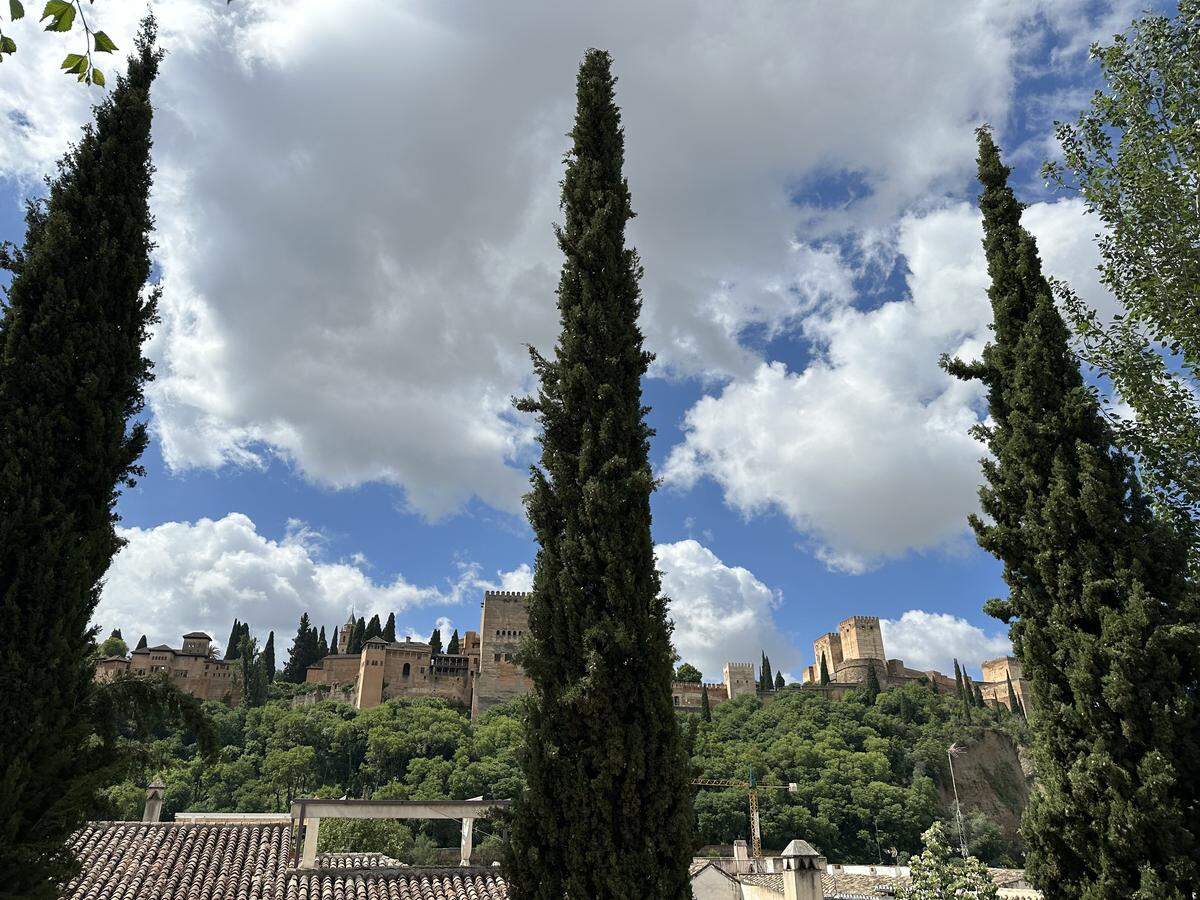 Vista de la Alhambra desde el Albaicín.
