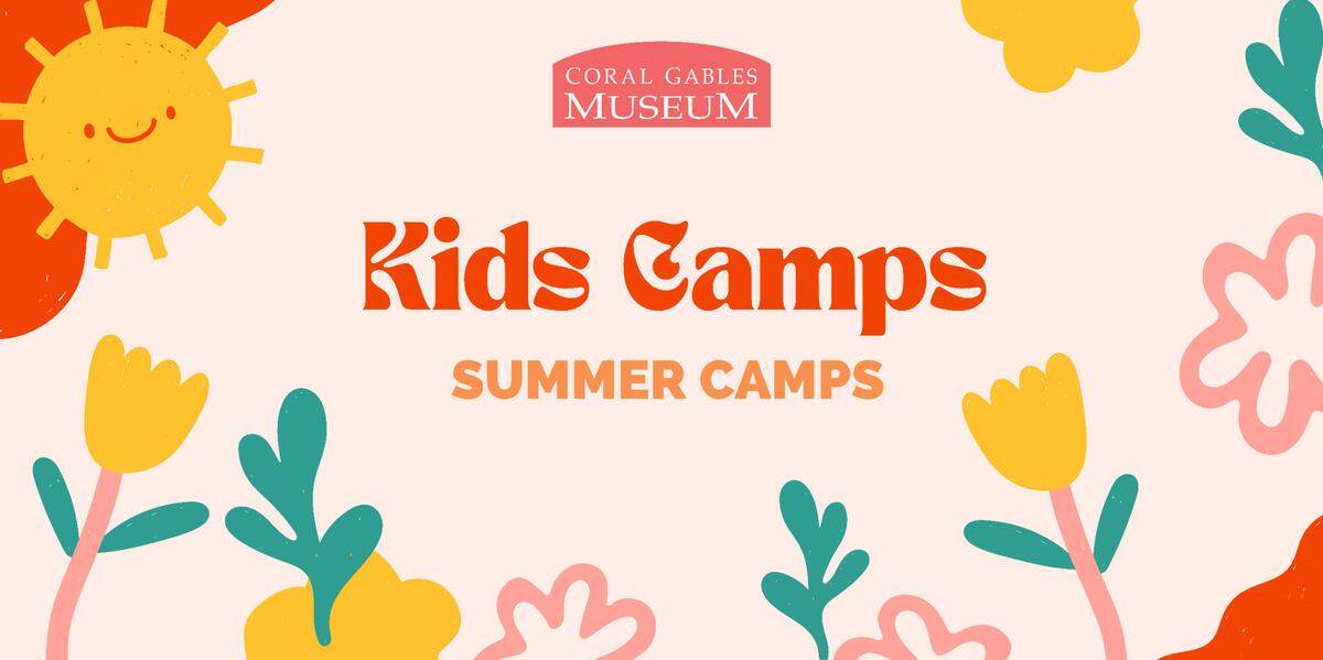 Kids Camps, Summer Camps en el Museo de Coral Gables en agosto. Para niños de 5 a 11 años.