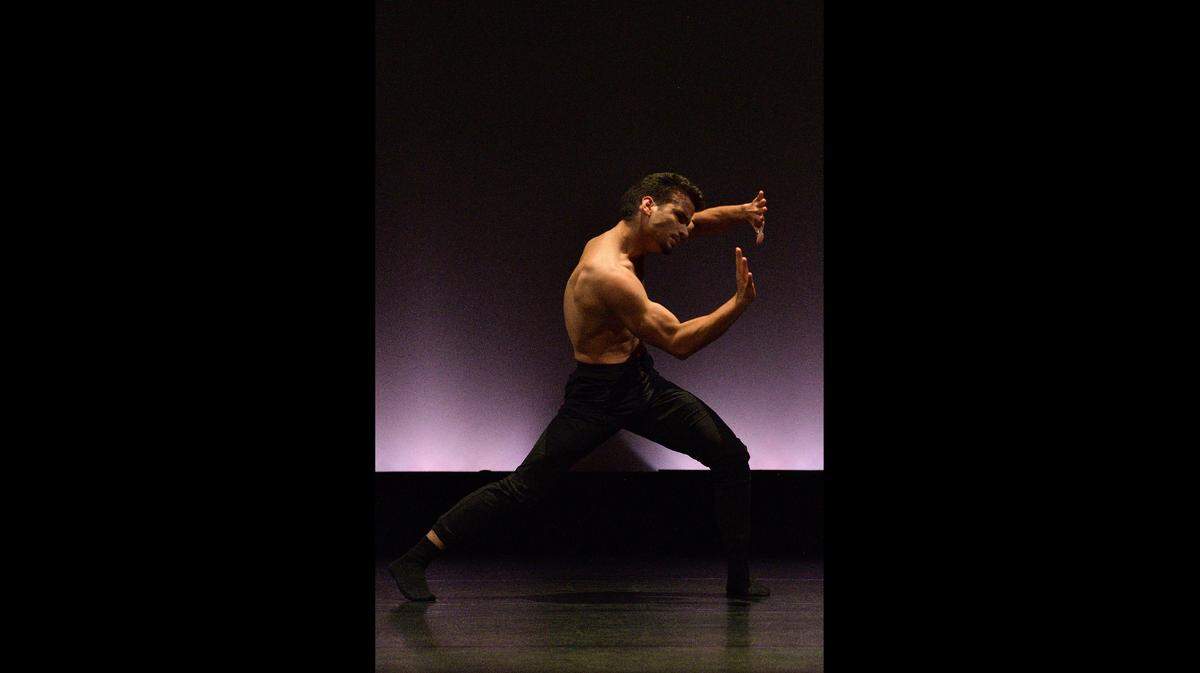 Fernando García en “The Sentence”, obra de su propia creación.