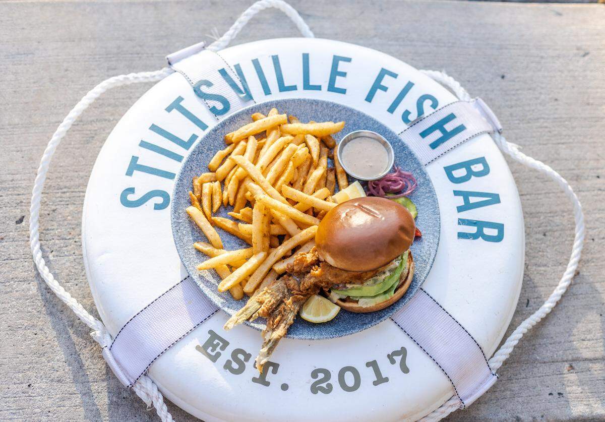 Stiltsville Burger.