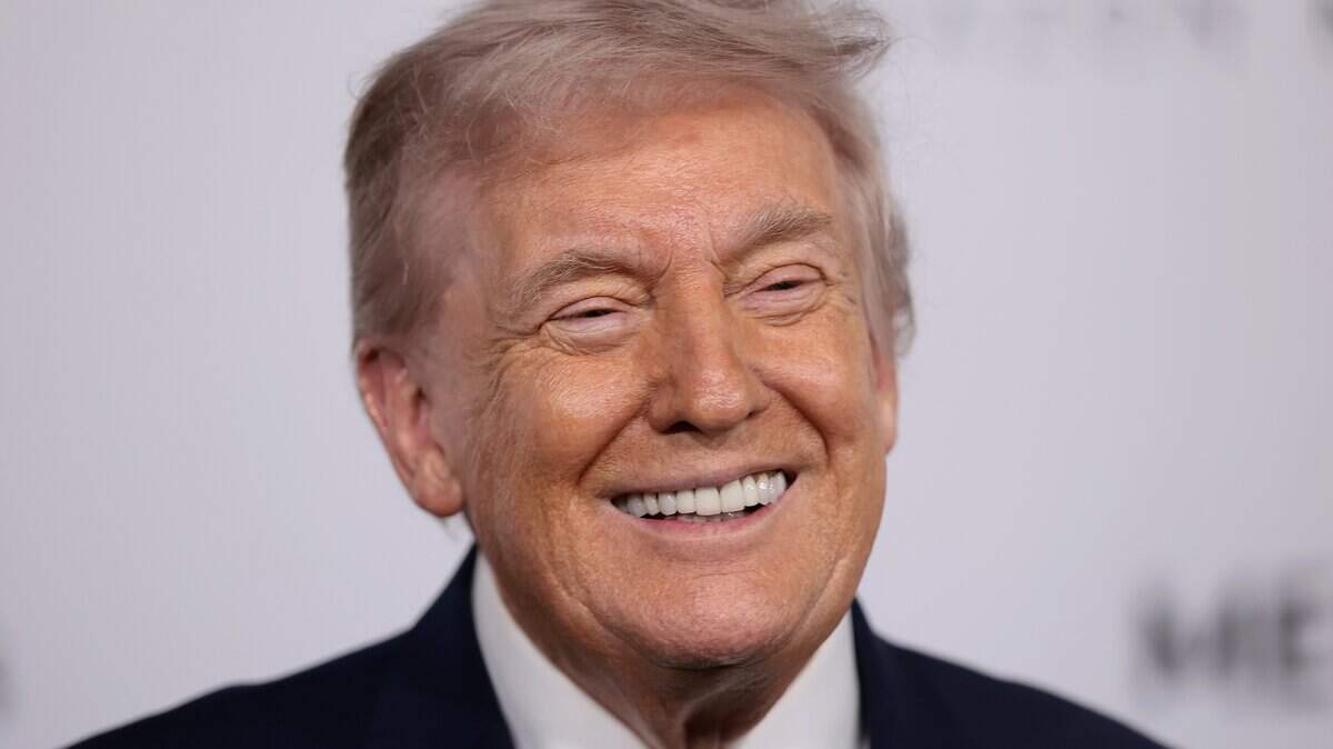 WASHINGTON, DC - JANUARY 29: President Donald Trump attends Amazon MGM's "Melania" World Premiere at The Trump Kennedy Center on January 29, 2026 in Washington, DC. (Photo by Dimitrios Kambouris/Getty Images)