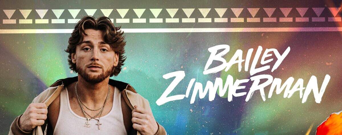 Bailey Zimmerman trae la música country al Seminole Hard Rock Hotel & Casino.