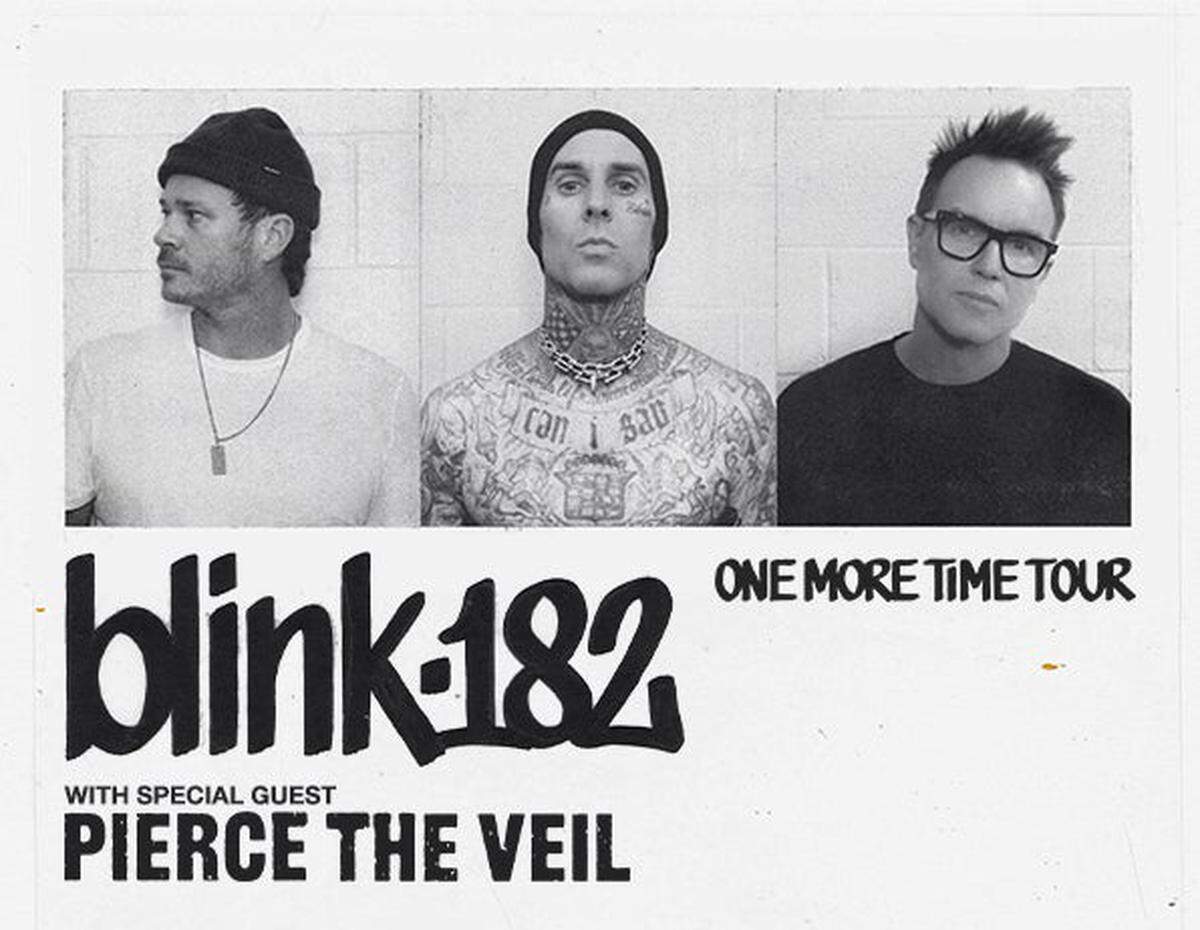 Blink 182 llegará con la gira ‘One More Time’ al Kaseya Center.