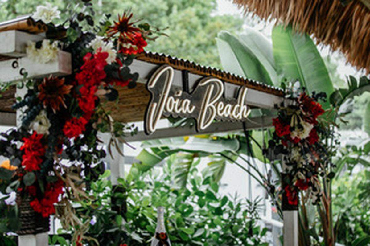 Joia Beach Restaurant & Beach Club: un el espacio privado frente al mar, los clientes pueden cenar en la arena y para este día de San Valentín, se ofrecerá una cena romántica a partir de las 5 p.m.
