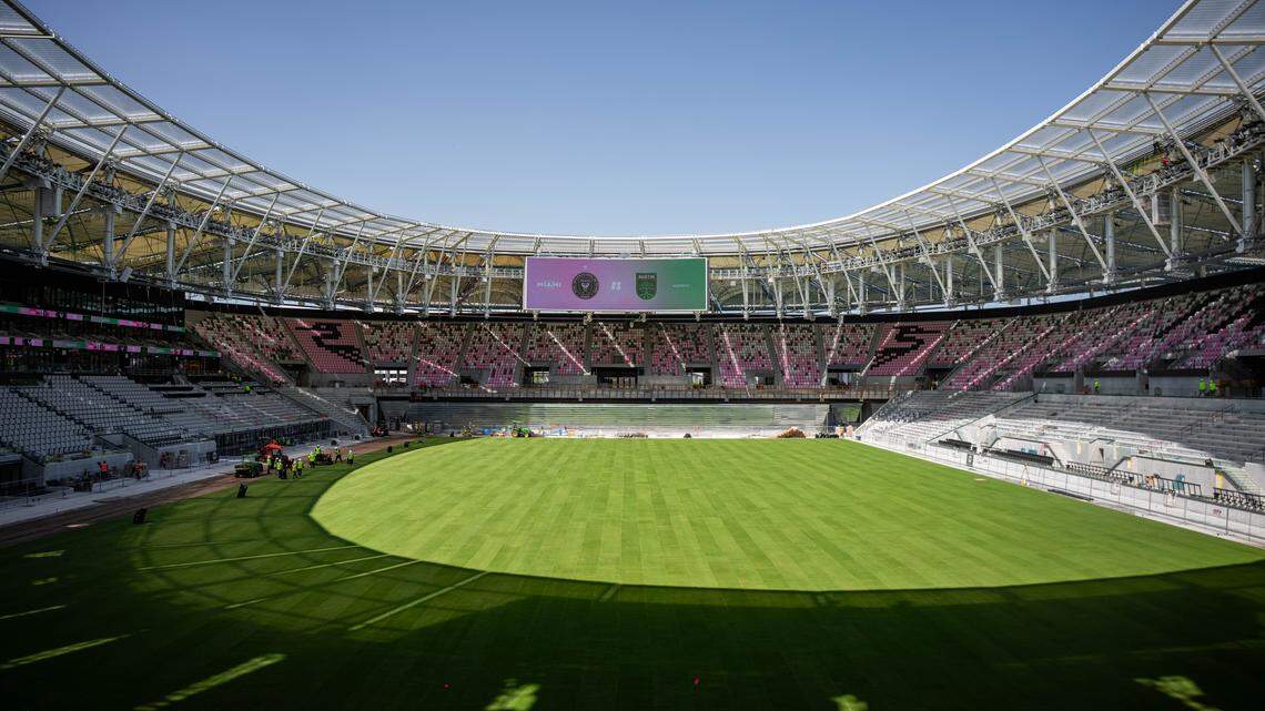 El Inter Miami ultima detalles para el partido inaugural en su nuevo estadio. Lo que necesita saber