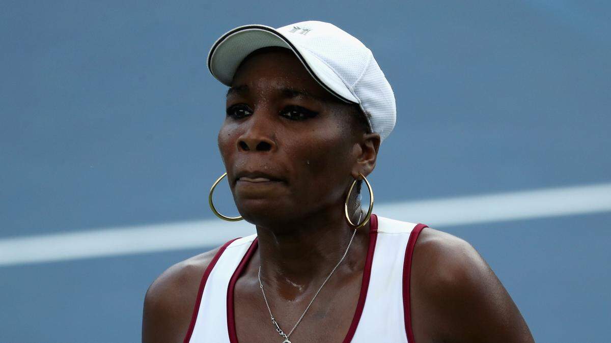 Venus Williams en el Linder Family Tennis Center el 16 de agosto en Mason, Ohio.