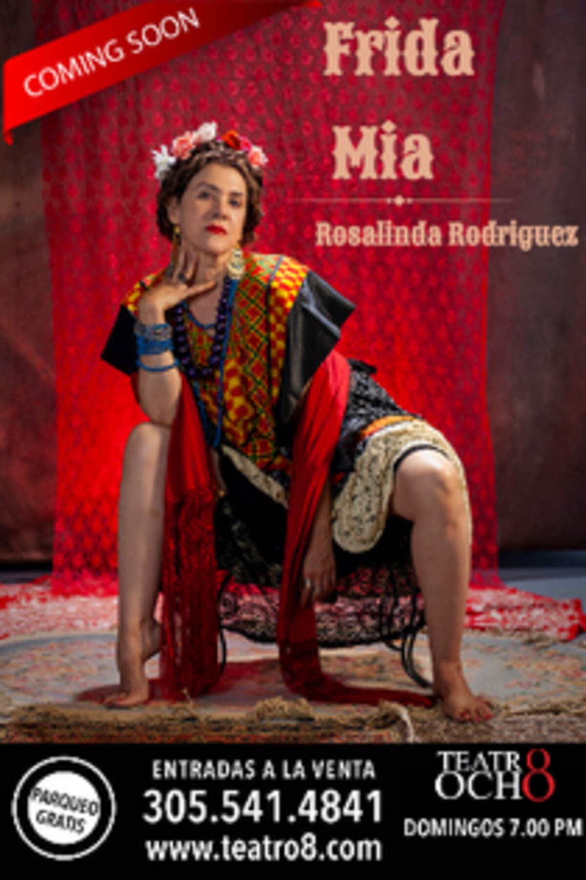 En el Teatro Trail ‘Frida Mía’, acompañada por las canciones de Chavela Vargas con la voz y música de Las Marías.