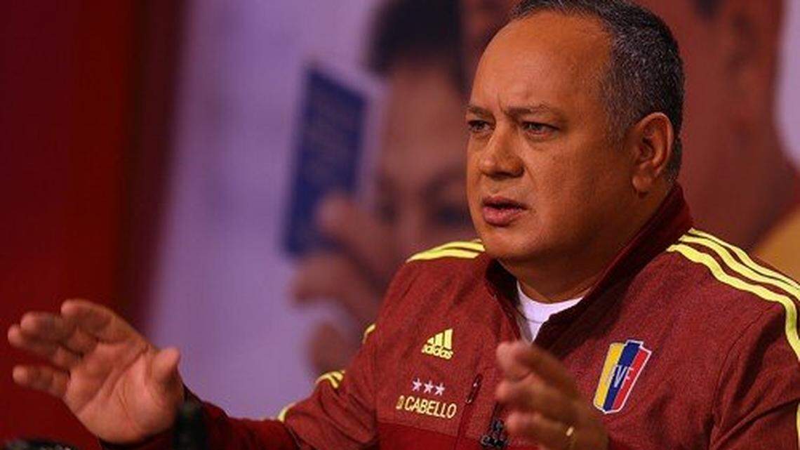 Diosdado Cabello durante un un programa “Con el mazo dando”, en junio del 2015.