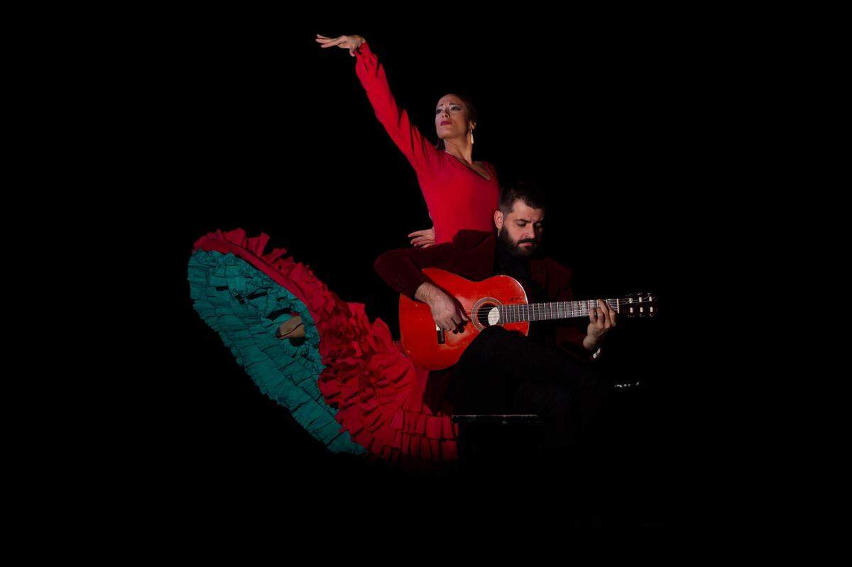 José Almarcha y Lucía Ruibal en “Alejandra”. 