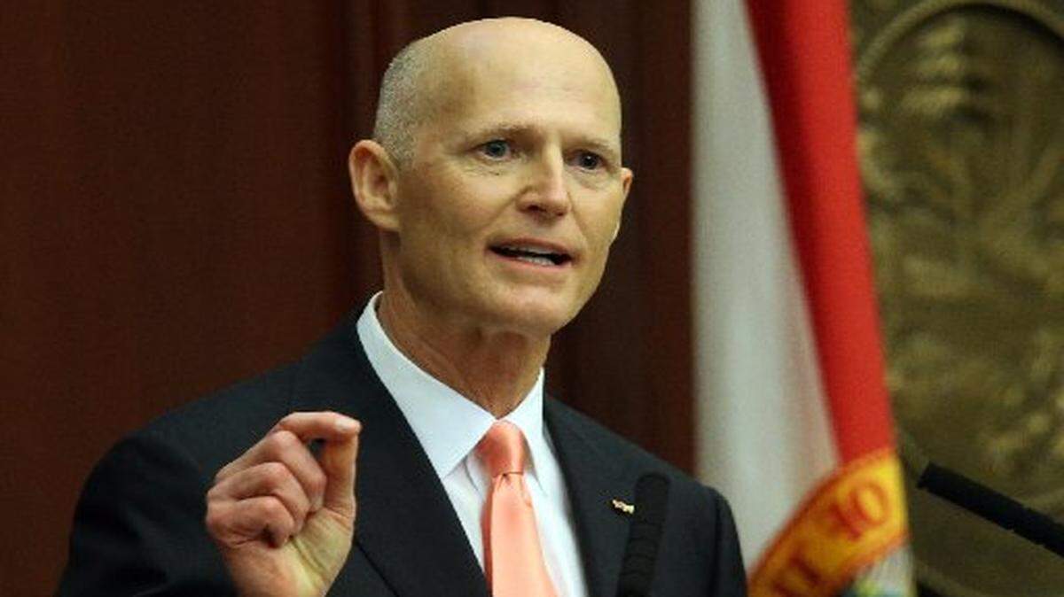 El gobernador de la Florida, Rick Scott.