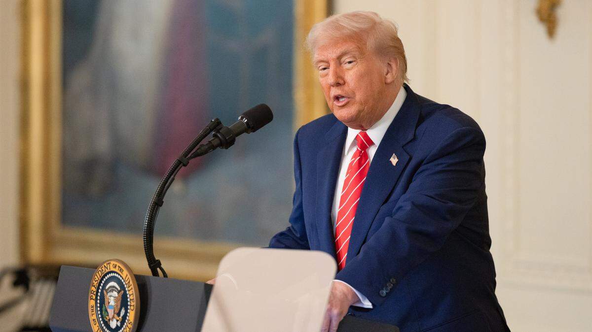 President Donald Trump at the White House on May 8, 2025