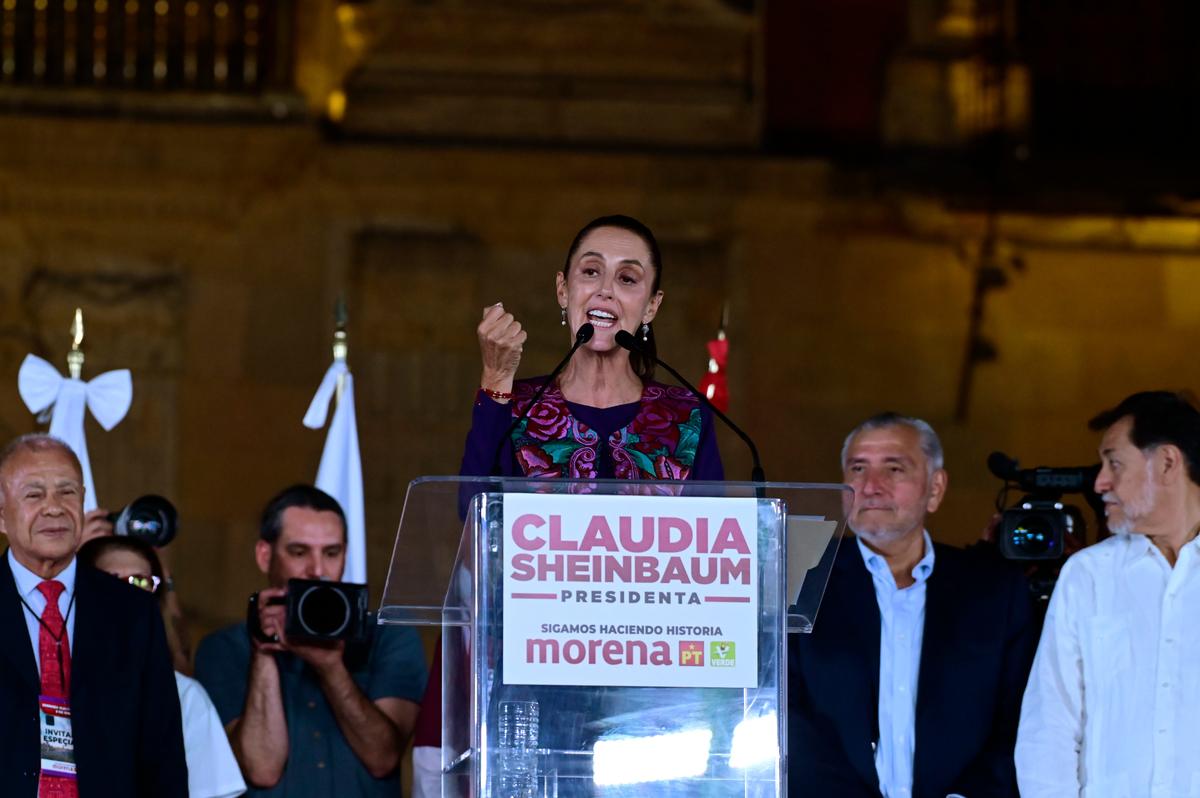 Claudia Sheinbaum Pardo hizo historia al convertirse en la primera presidenta de México y prometió cero impunidad tras ganar las elecciones en el país latinoamericano, el 2 de junio de 2024.