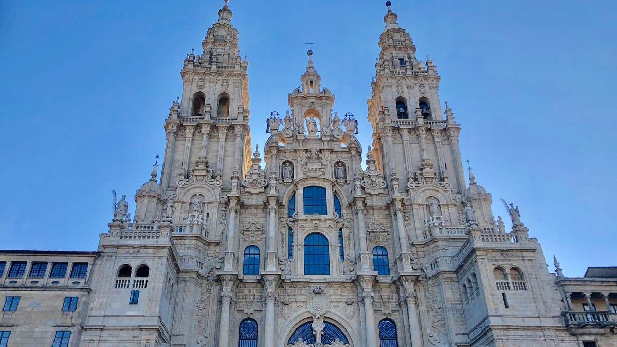 Catedral de Santiago de Compostela, destino de millones de peregrinos.