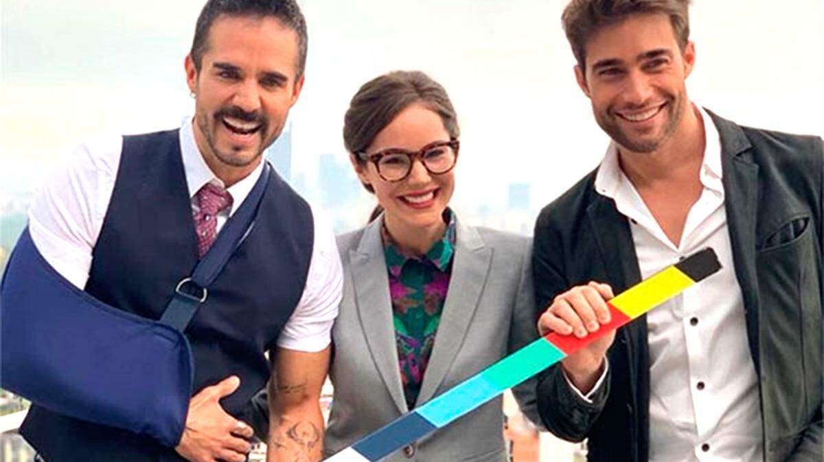 José Ron, Camila Sodi y Rodrigo Guirao.