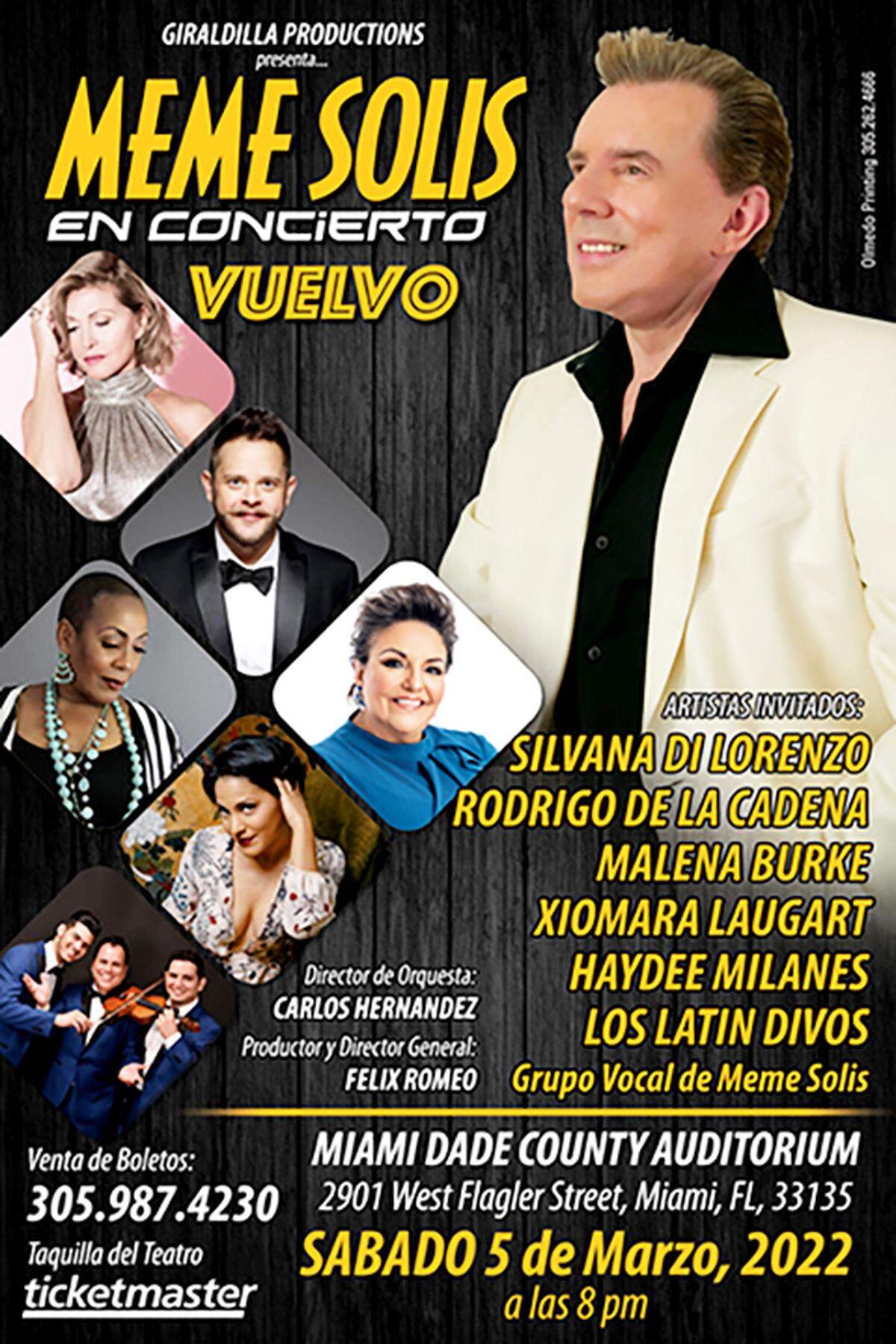 Póster del concierto