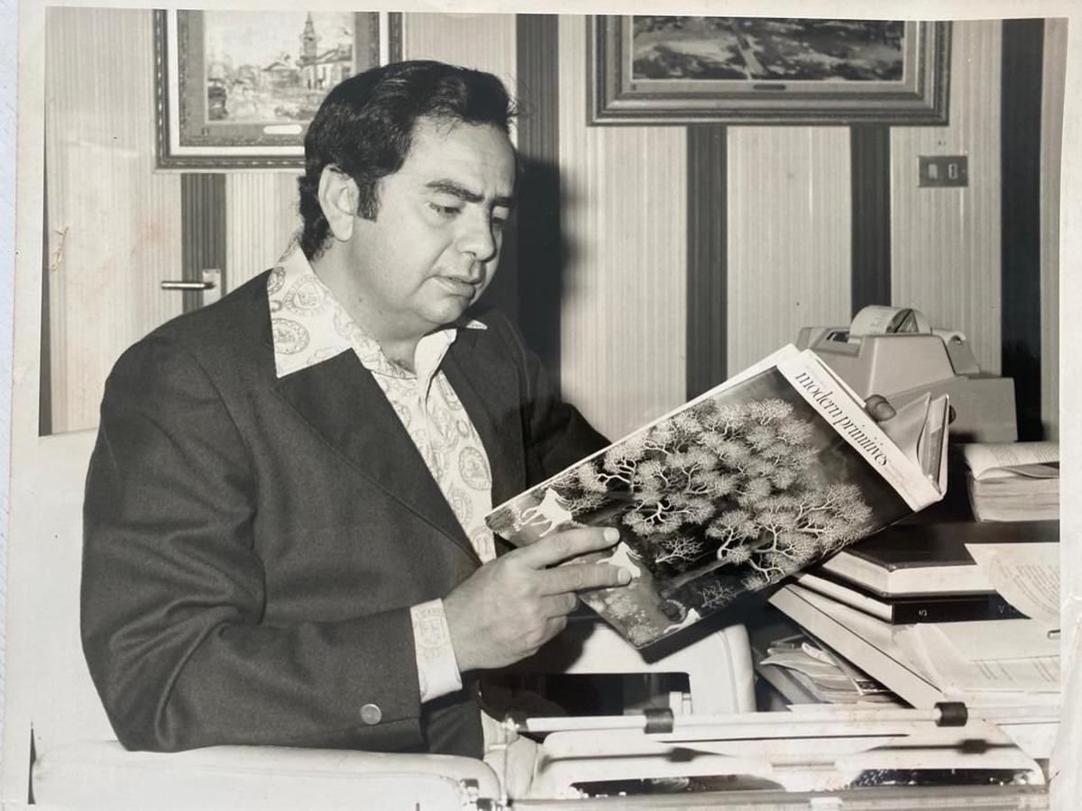 César Segnini en sus inicios.