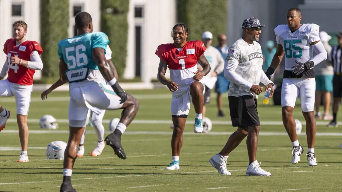 Impera el optimismo en la primera semana de entrenamiento de los Dolphins