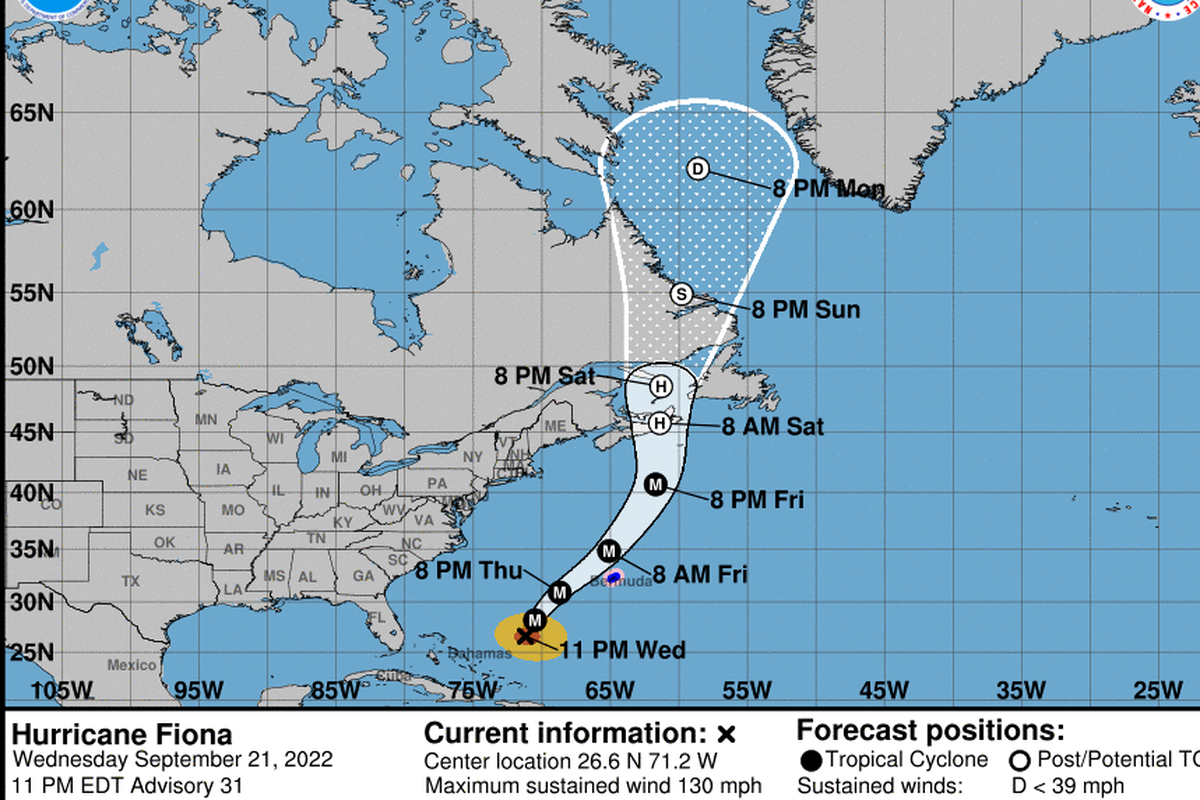 Bermudas se prepara para la llegada del poderoso huracán Fiona de categoría 4 que azotará al archipiélago tras alejarse del Caribe donde dejó varios muertos y ocasionó graves inundaciones.