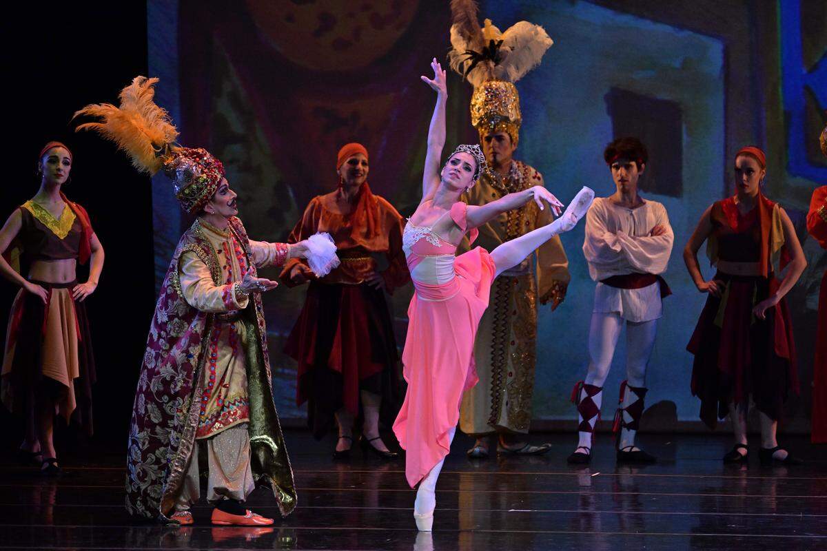 Marize Fumero y Jesús Sanfiel en el ballet “Le Corsaire”. 