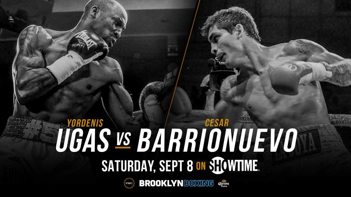 YORDENIS UGAS tiene cita con el argentino Barrionuevo el 8 de septiembre en Nueva York.