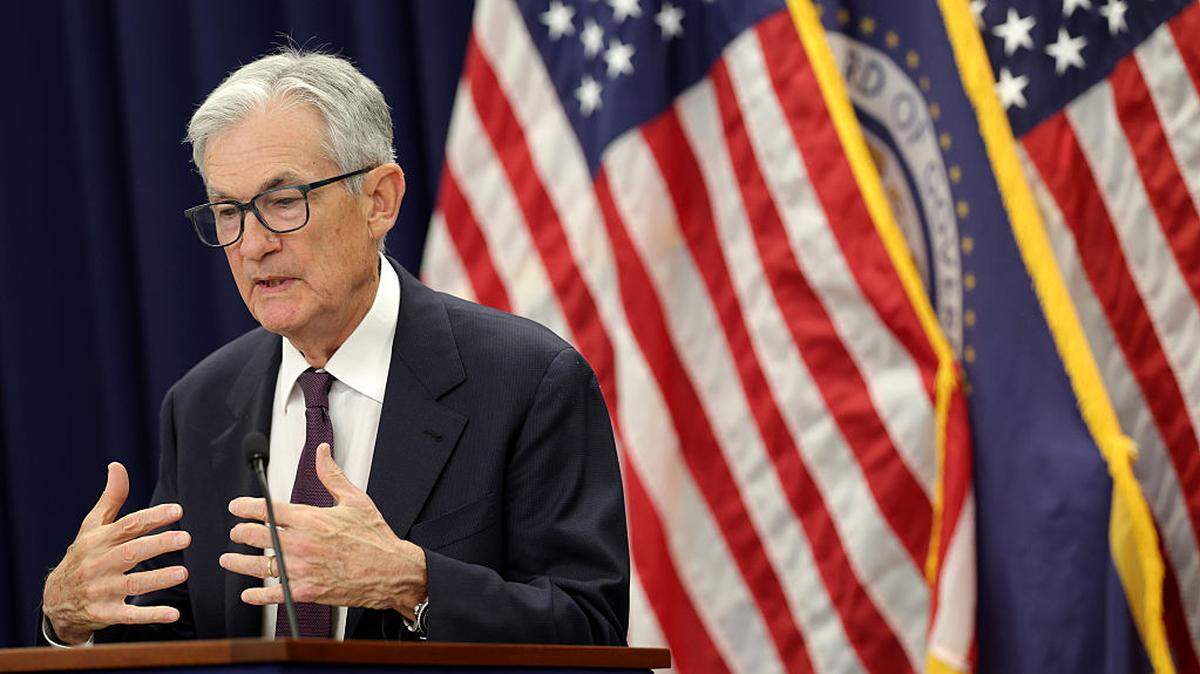 Foto de archivo de Jerome Powell, presidente de la Reserva Federal, durante una conferencia de prensa el 28 de febrero de 2026, en Washington DC.