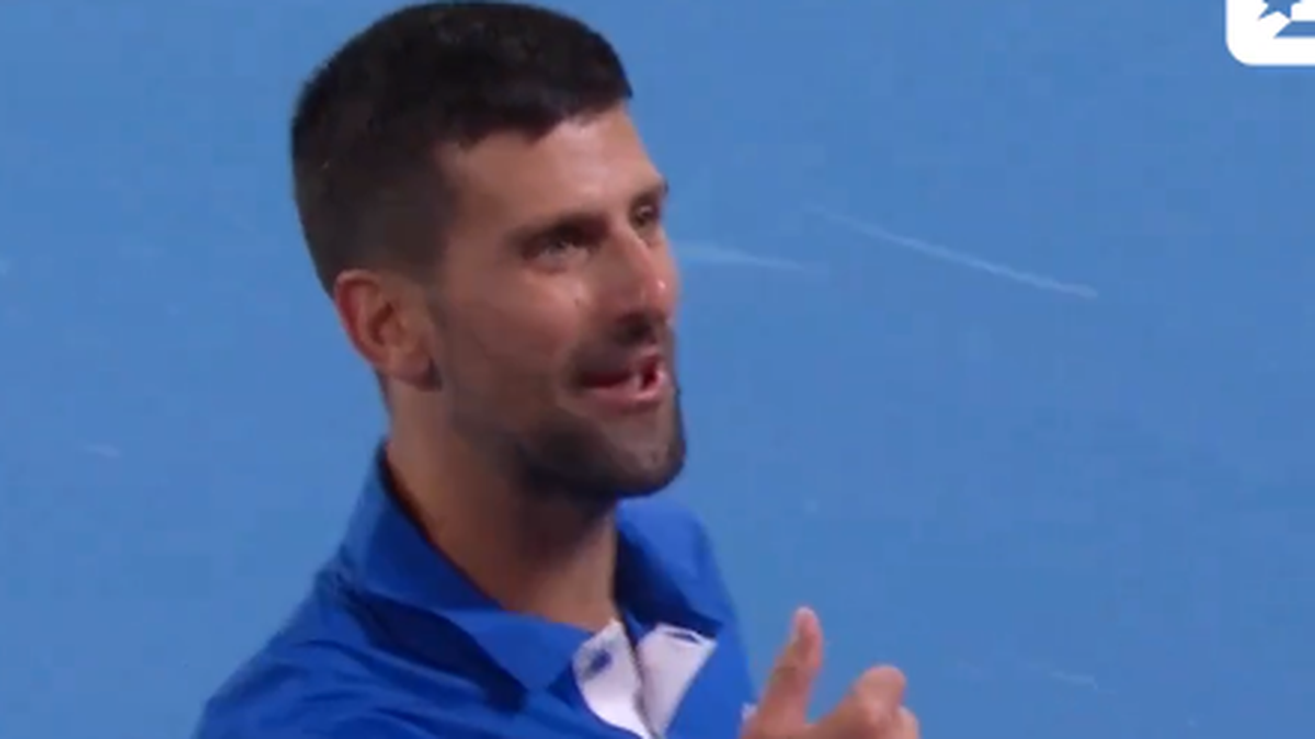 El campeón defensor Novak Djokovic se encaró con un provocador, retándole con un “dímelo a la cara” durante el cuarto set de su tensa victoria el miércoles ante el local Alexei Popyrin por la segunda ronda del Abierto de Australia.