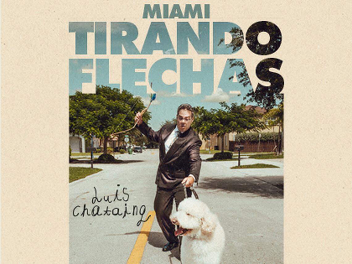 Luis Chataing en “Tirando flechas” en el Teatro Trail.