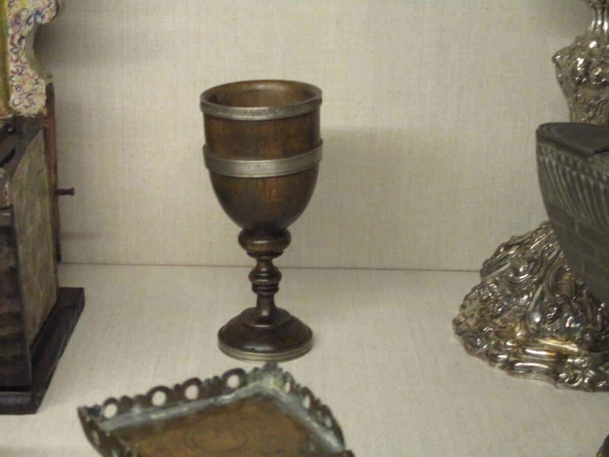La copa de madera con la que se celebró en 1515 la primera misa en La Habana.