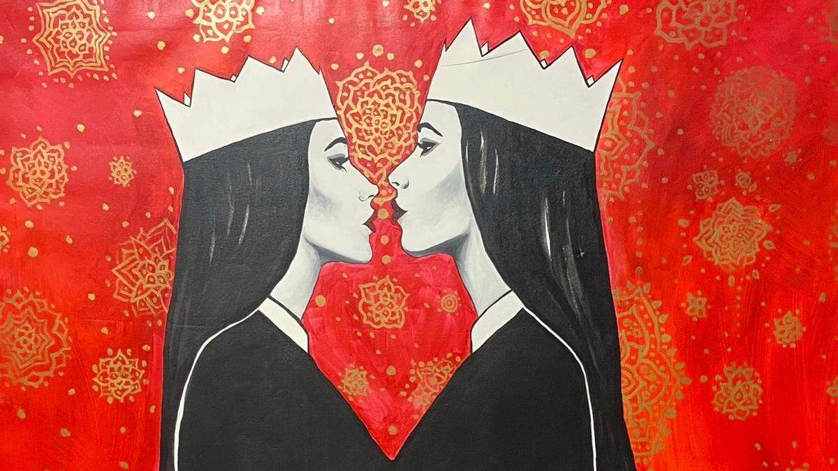 “Reflections of Sovereignty”, 2022, de la artista cubana Jashe Oltuski en la Galería Colour Senses Project.