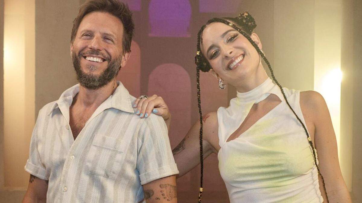 Noel Schajris y Mimi Rose.