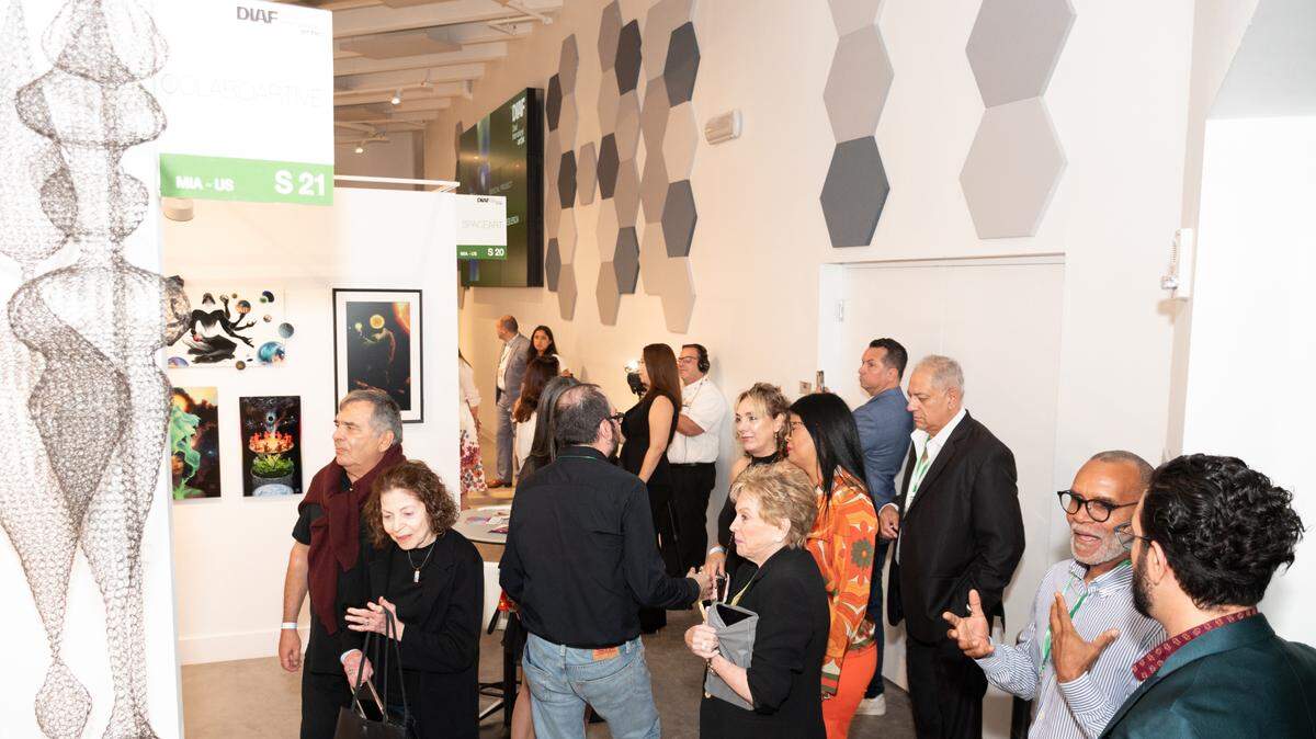 Inauguración de Doral International Art Fair. Ciudad del Doral.