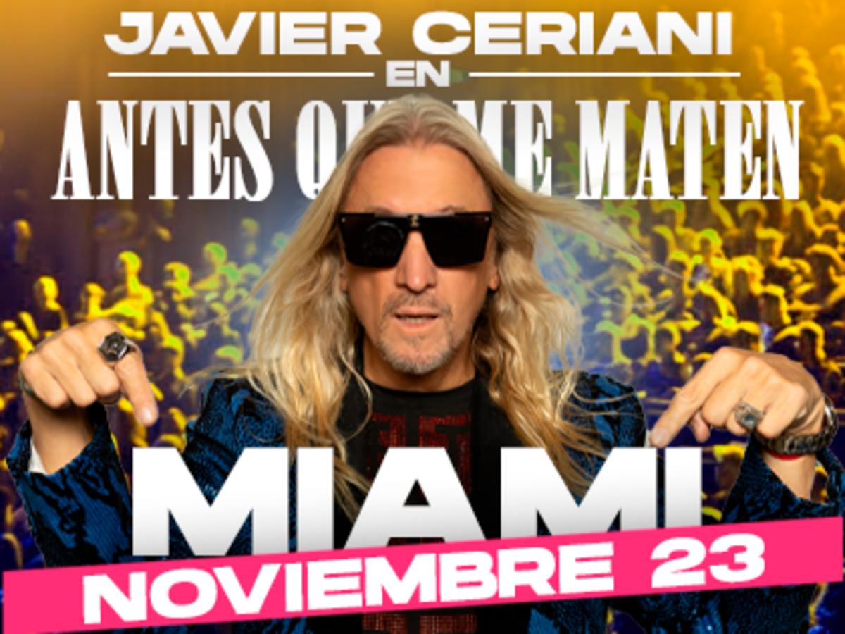 Javier Ceriani en “Antes que me maten” en el Teatro Trail.