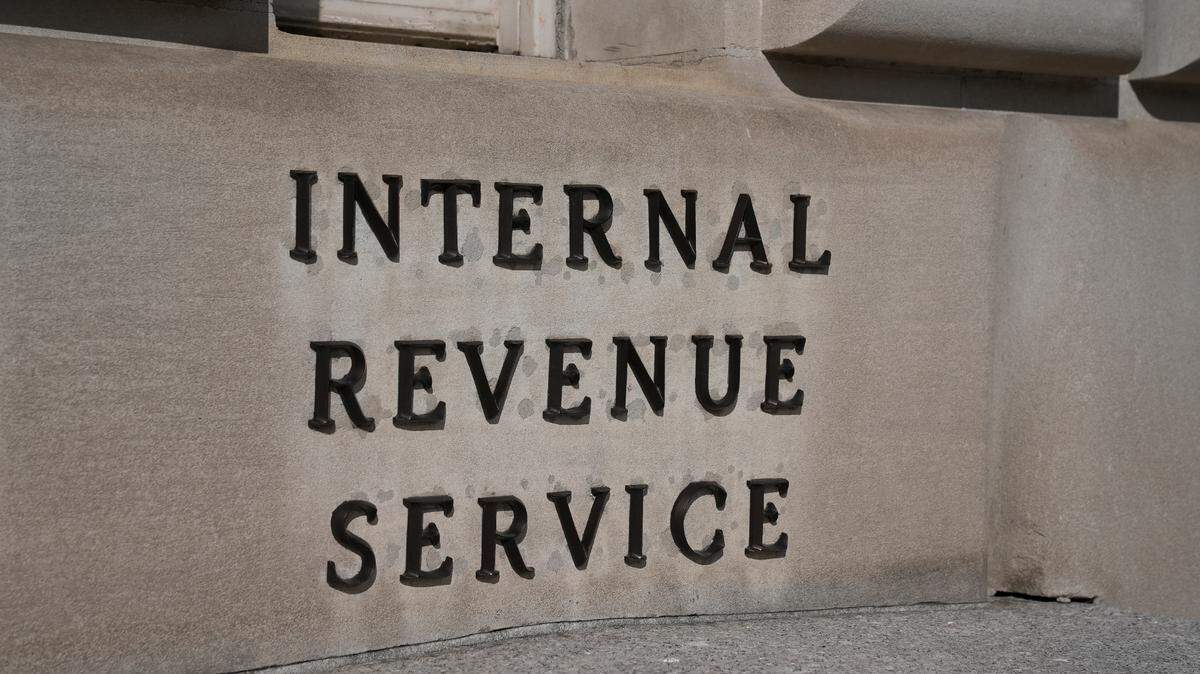 El edificio del Servicio de Impuestos Internos (IRS) se ve en Washington, DC, el 18 de febrero de 2025.