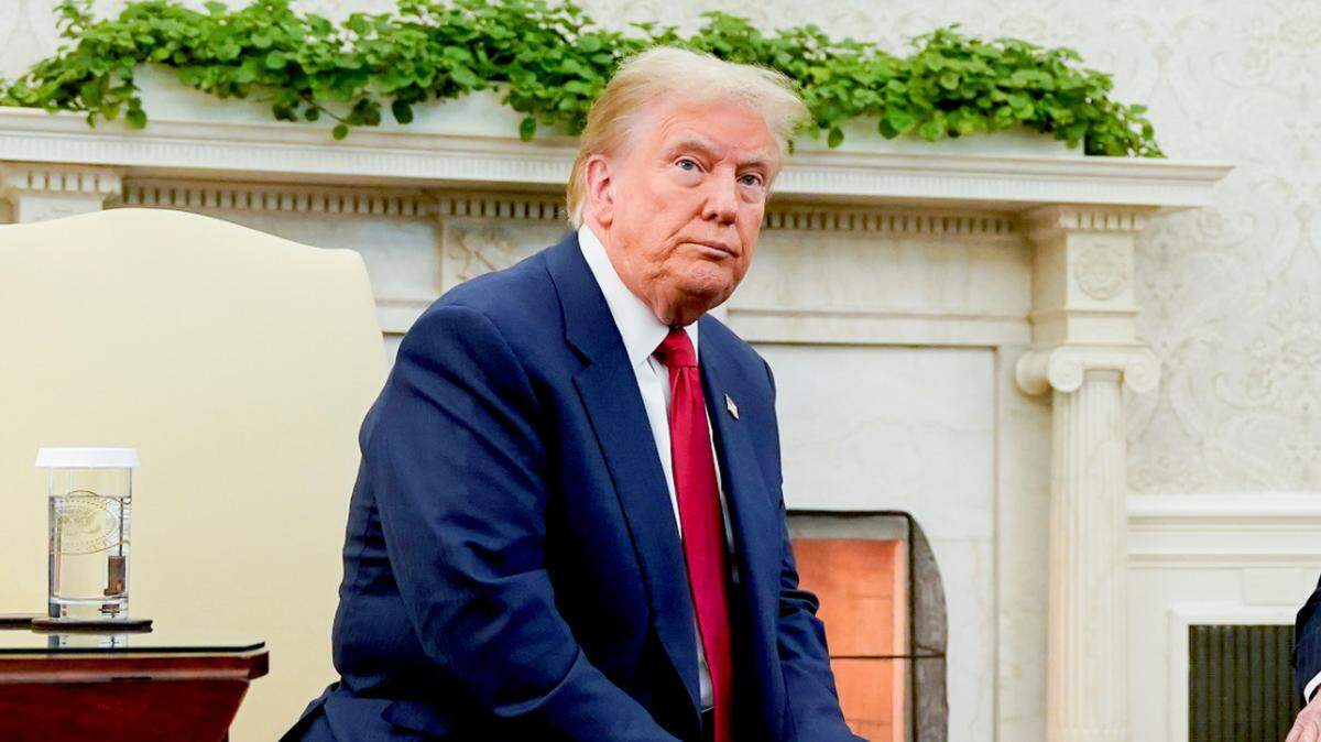 El presidente electo Donald Trump, durante una reunión en la Oficina Oval de la Casa Blanca en Washington, DC, el miércoles 13 de noviembre de 2024. 