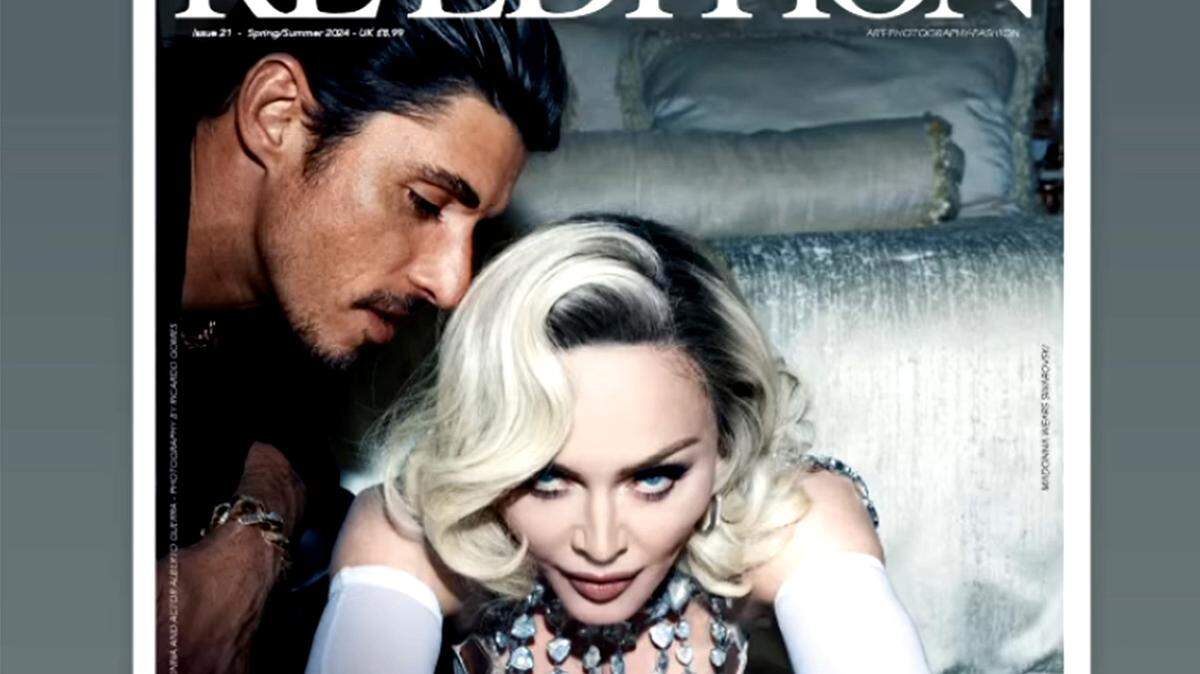 Alberto Guerra y Madonna.