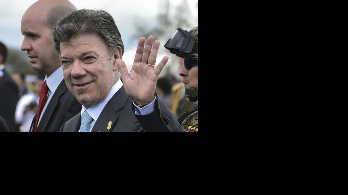 El presidente de Colombia Juan Manuel Santos.