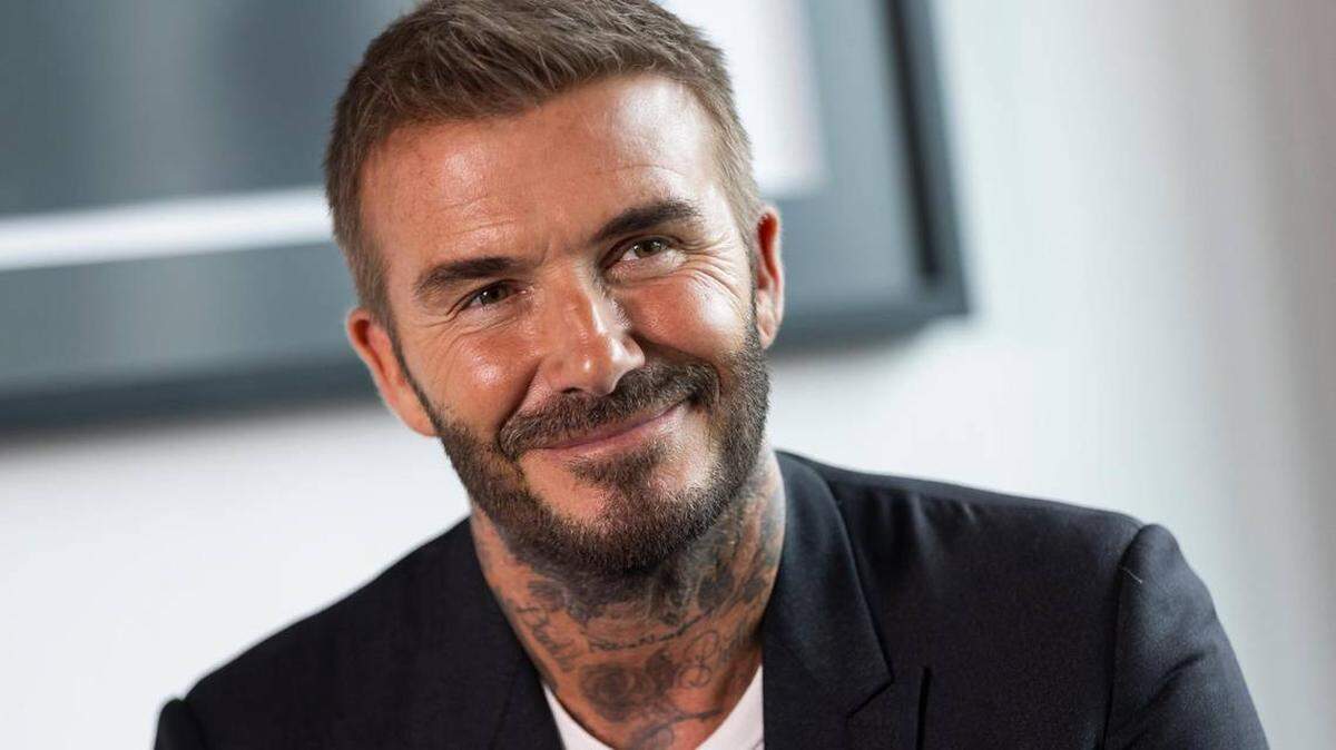 El copropietario del Inter Miami, David Beckham, aparece en la foto durante una entrevista en el DRV PNK Stadium el martes, 18 de julio de 2023, en Fort Lauderdale, Florida.