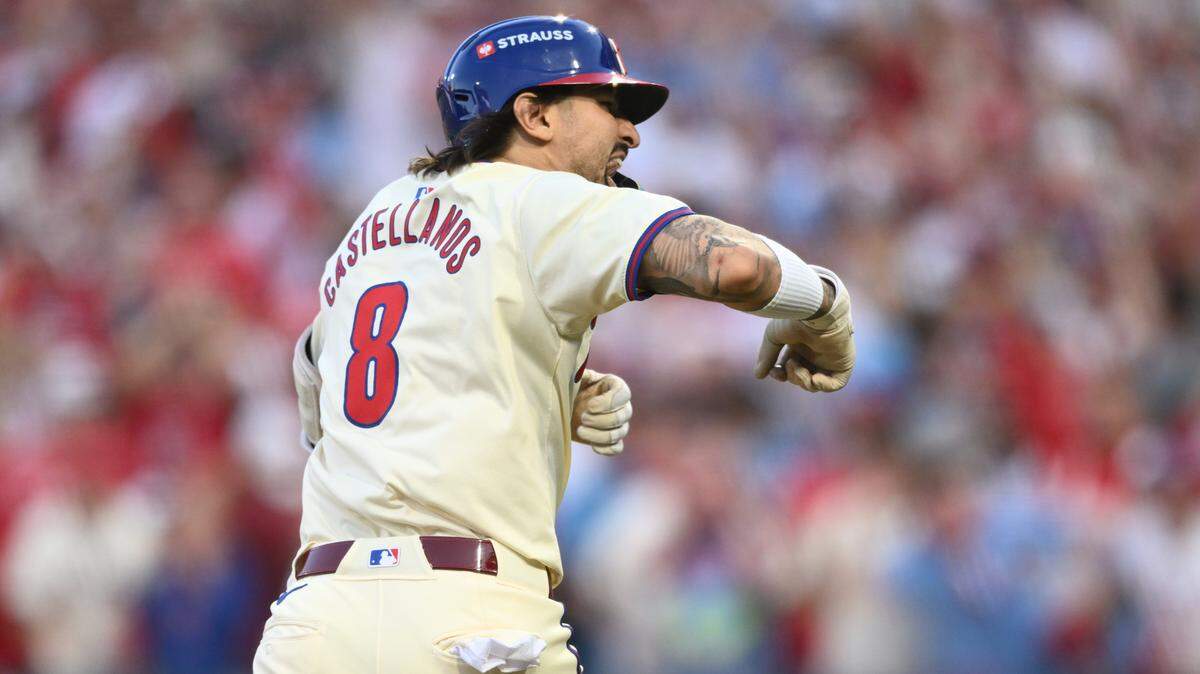 Con un imparable de Nick Castellanos con dos out en el noveno inning, los Filis se impusieron 7-6 a los Mets de Nueva York para empatar 1-1 este domingo la Serie Divisional de la Liga Americana de Grandes Ligas.