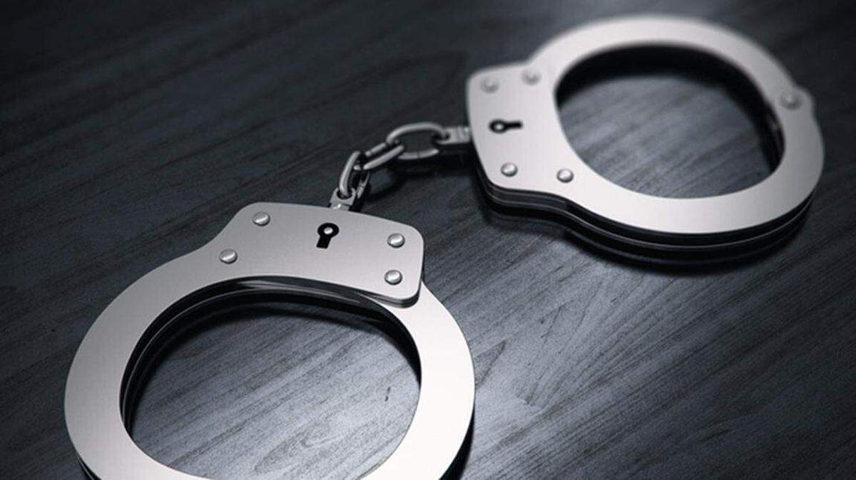Handcuffs stock image